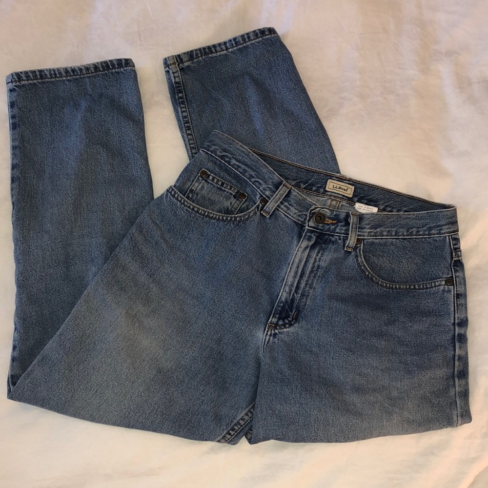 L.L. Bean womens vintage mom jeans